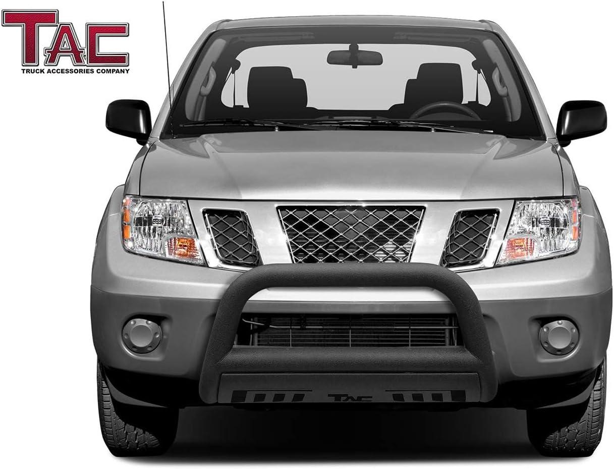 imageTAC Bull Bar Fits 20052021 Nissan Frontier  20052007 Nissan Pathfinder  20052015 Nissan Xterra Truck Pickup 3quot Texture Black Front Bumper Grille Guard Brush Guard Off Road Accessories
