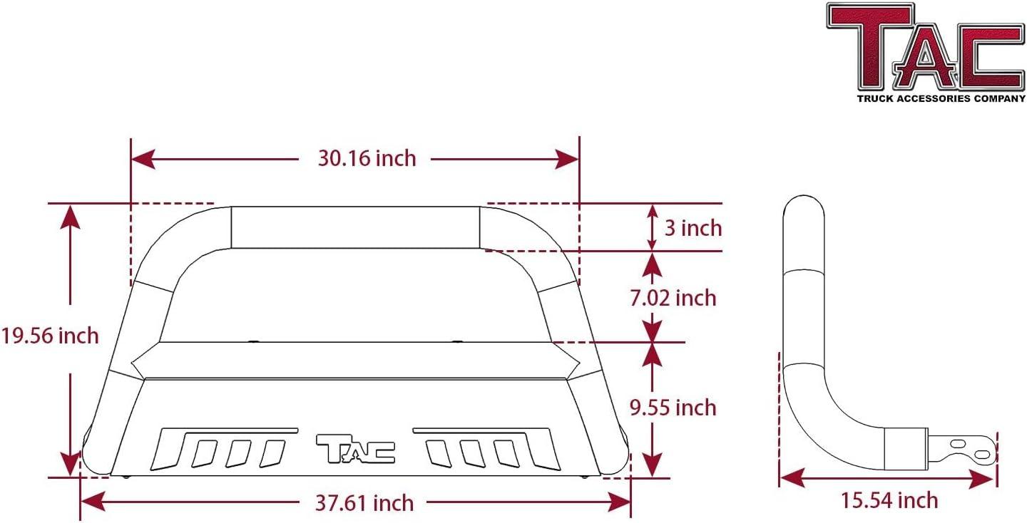 imageTAC Bull Bar Fits 20052021 Nissan Frontier  20052007 Nissan Pathfinder  20052015 Nissan Xterra Truck Pickup 3quot Texture Black Front Bumper Grille Guard Brush Guard Off Road Accessories