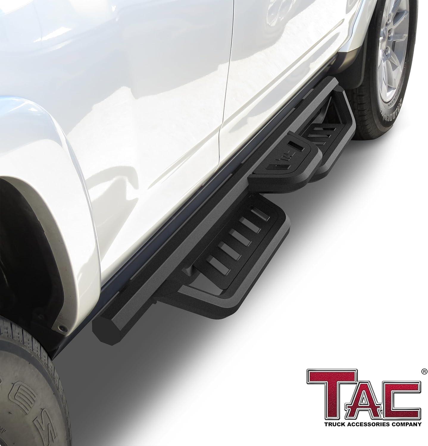 imageTAC Gen5 HD Running Boards WT 4quotDrop Compatible with 20102024 Totyota 4RunnerExcl20102013 SR520102024 Limited20202021 Nightshade20222024 TRD Sport Side Steps Nerf Bar TwoStair 2 pcs