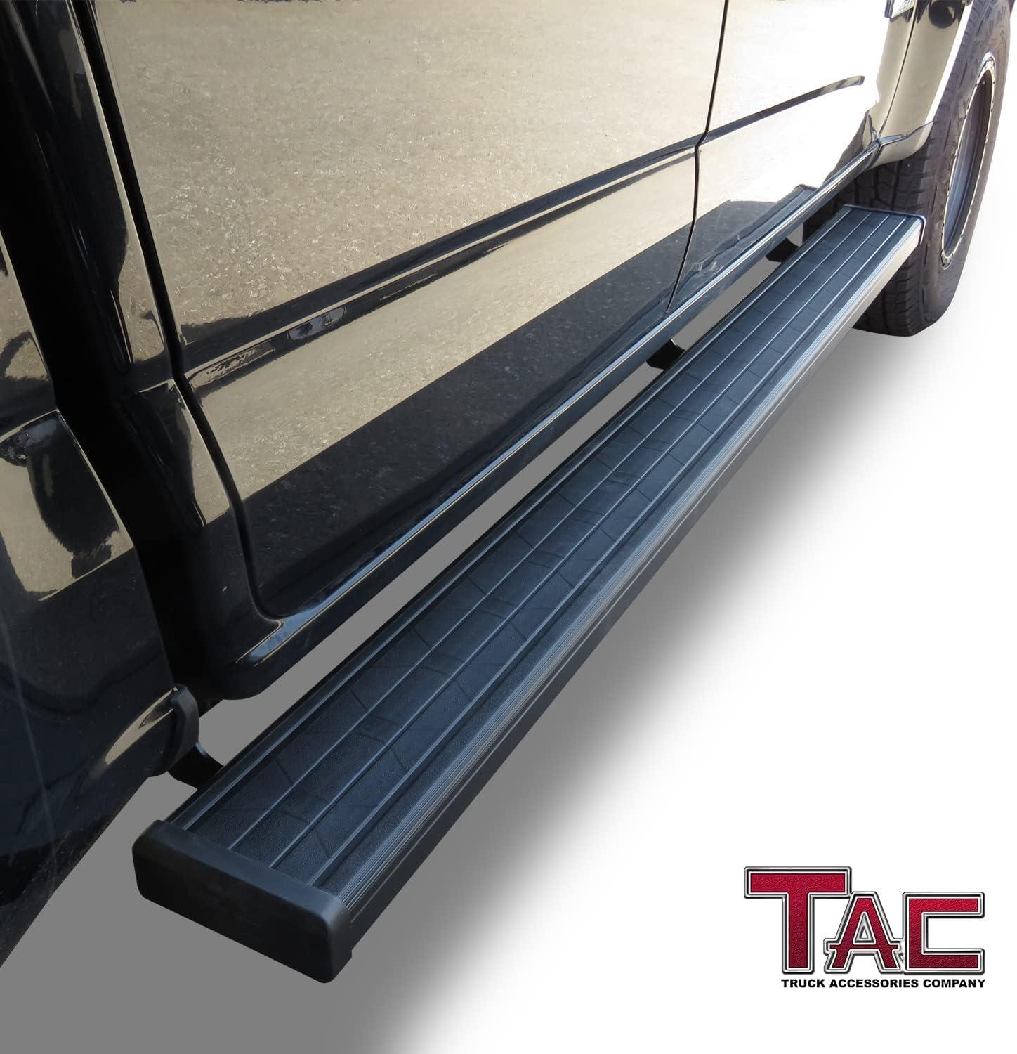 imageTAC Gen5HD Running Boards WT 4quotDrop Compatible with 20152025 Chevy ColoradoGMC Canyon Crew Cab Truck Side Steps Nerf Bar TwoStair 2 pcsRunning Boards