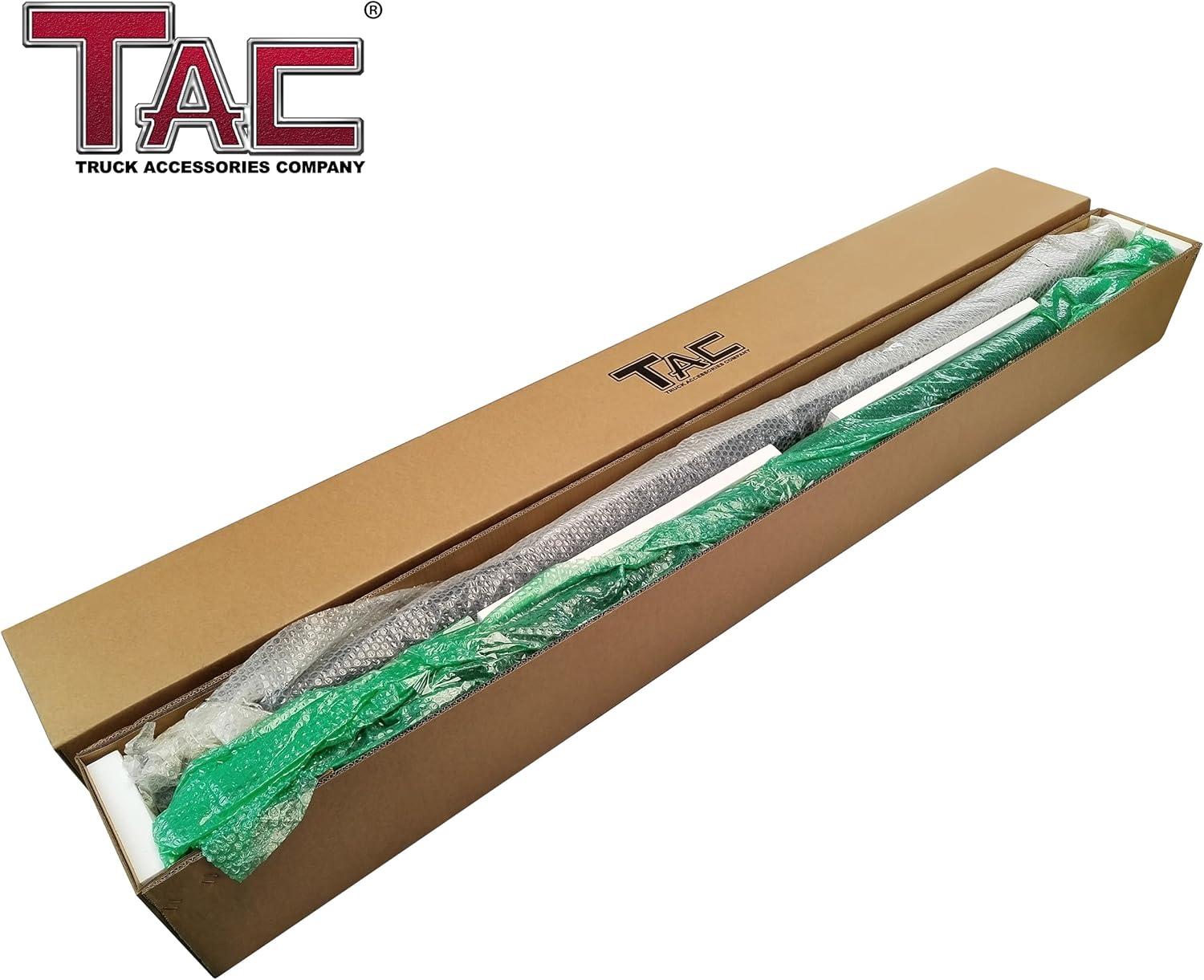 imageTAC Gen5HD Running Boards WT 4quotDrop Compatible with 20242025 Toyota Tacoma Double Cab Incl Hybrid Model Truck Side Steps Nerf Bar TwoStair 2 pcsGen5HD