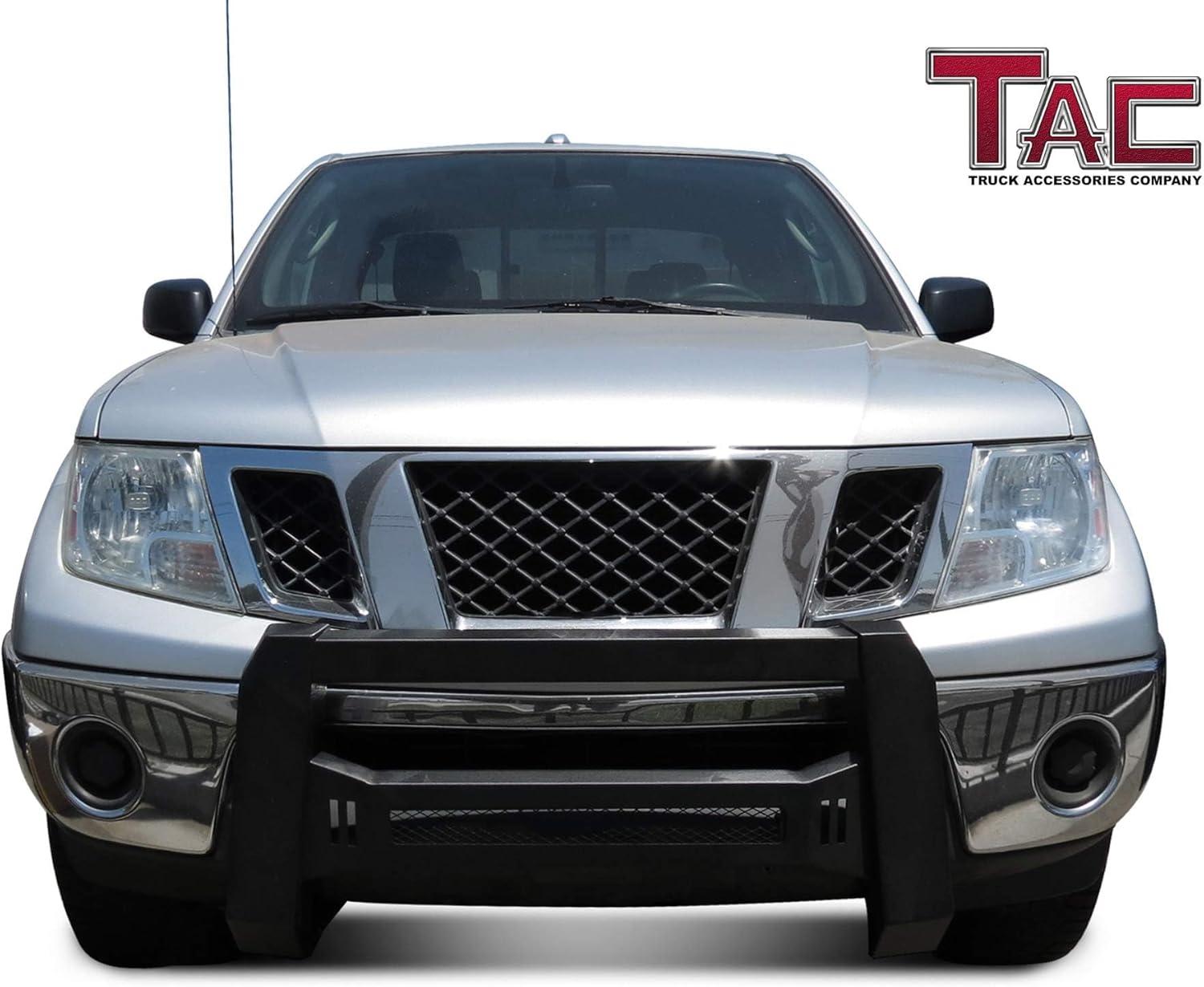 imageTAC Modular Bull Bar Compatible with 20052021 Nissan Frontier  20052015 Xterra  20052007 Pathfinder Truck Pickup Predator Mesh Version  Patent No US 10315599 B2Modular with Mesh