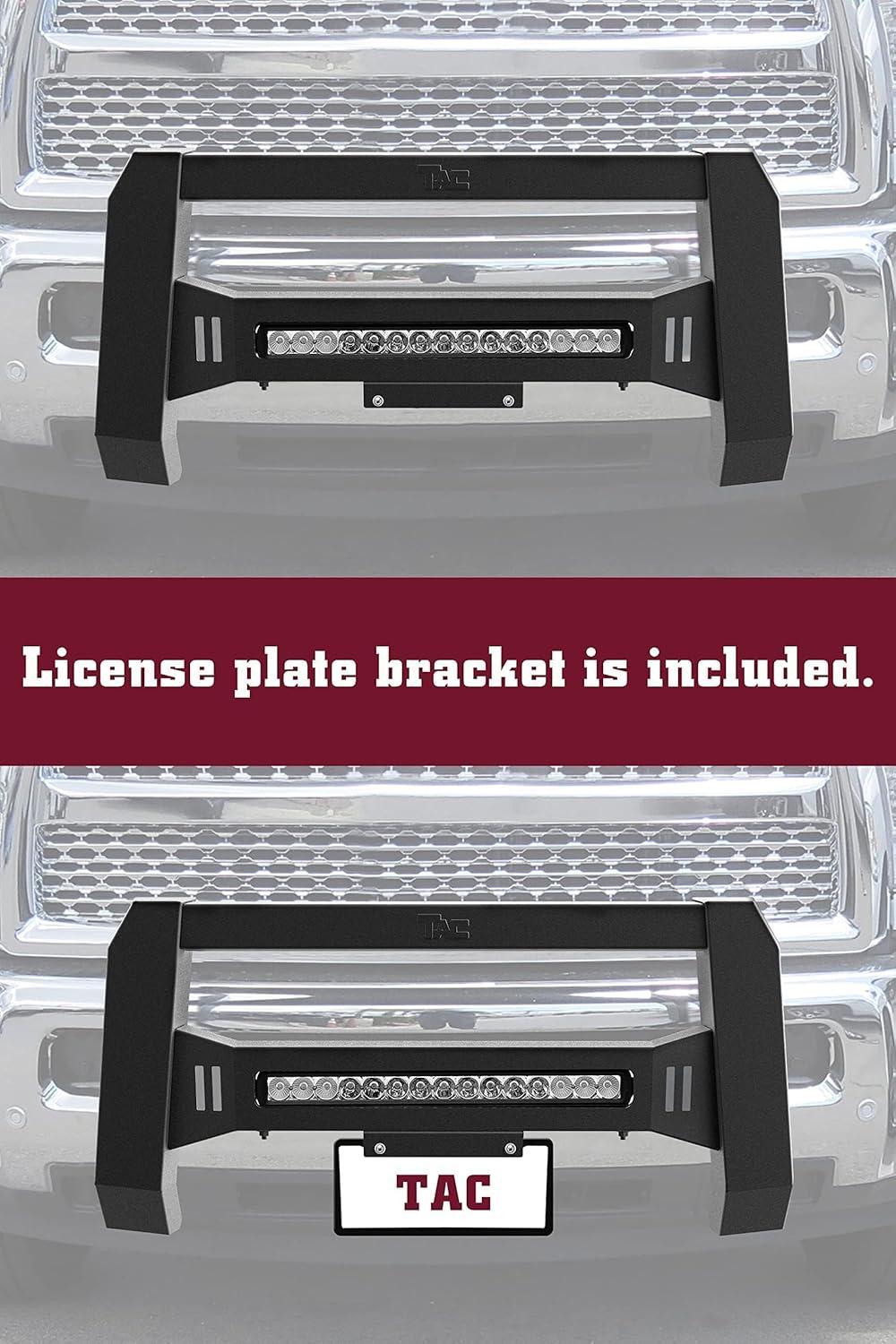 imageTAC Modular Bull Bar Fit 20042025 Ford F150 Exclude Heritage EditionAll F150 Raptor models20202022 Diesel Models20222025 F150 Lightning EV Fine Textured LED Version