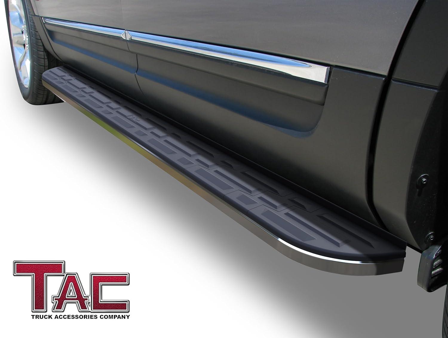 imageTAC Running Boards Fit 20112019 Ford Explorer SUV Aluminum Black Side Steps Nerf Bars Step Rails Truck Pickup Rock Panel Off Road Exterior Accessories 2 Pieces Running BoardsCobra Running Boards