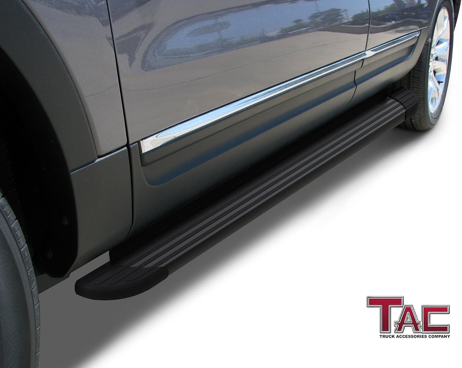 imageTAC Running Boards Fit 20112019 Ford Explorer Value Aluminum SUV Black Side Steps Nerf Bars Step Rails Running Boards Off Road Automotive Exterior Accessories 2 Pieces Running Boards