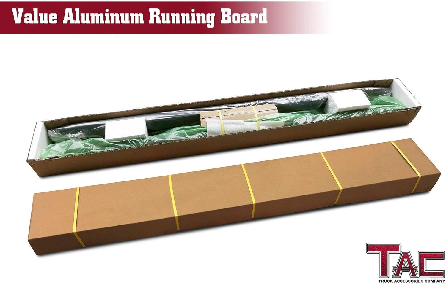 imageTAC Running Boards Fit 20112025 Dodge Durango Exclude RT GT GT Plus and SRT Models Aluminum SUV Black Side Steps Nerf Bars Step Rails Running Boards Off Road Exterior Accessories 2 Pieces