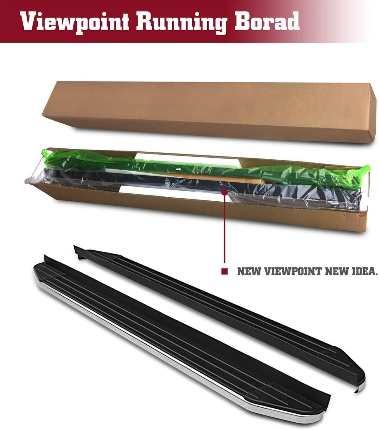 imageTAC Side Steps Fit 20202025 Ford Explorer SUV 55 Aluminum Black Side Bars Step Rails Nerf Bars Running Boards Off Road Automotive Exterior Accessories 2 Pieces Running BoardsViewpoint Running Boards