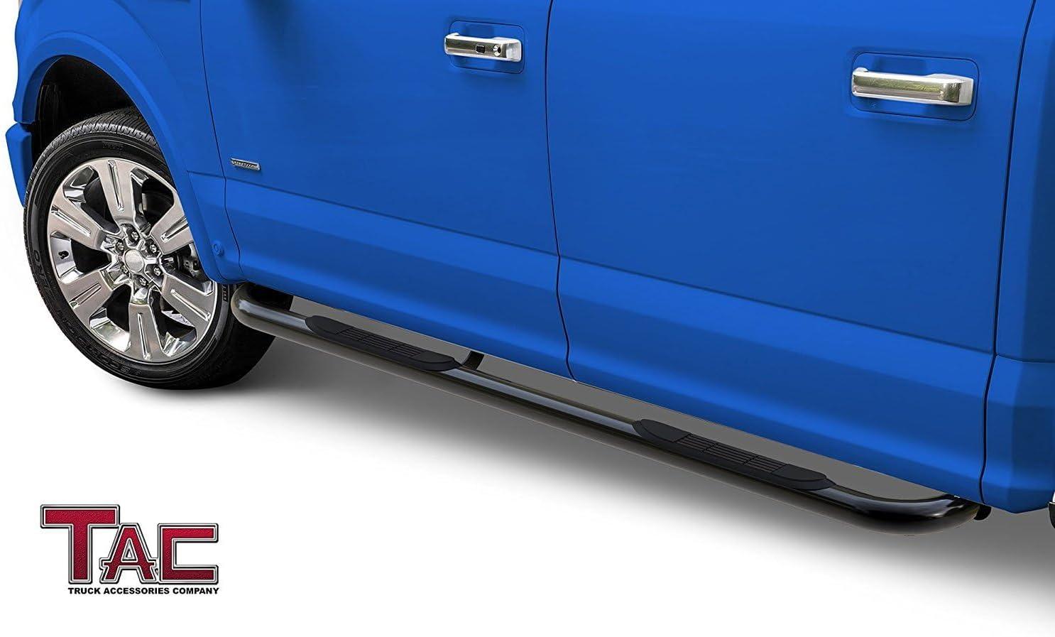 imageTAC Side Steps fit 19982003 Dodge Durango 3 inches Black Side Bars Nerf Bars Step Rails Running Boards Off Road Automotive Exterior Accessories 2 Pieces Running Boards