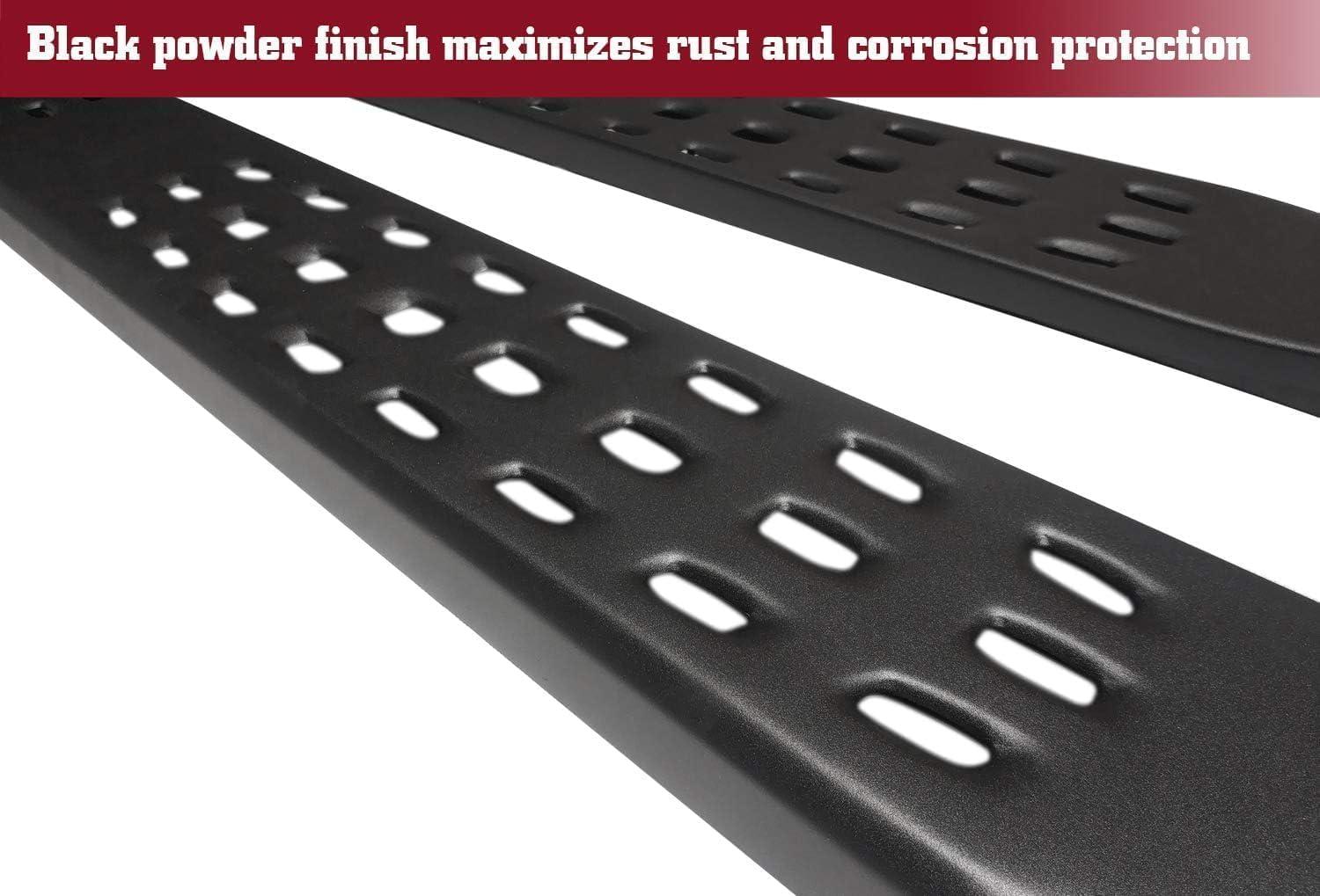 imageTAC Summit Running Boards Compatible with 20192025 Chevy SilveradoGMC Sierra 1500 Crew Cab20202025 SilveradoSierra 25003500 Crew Cab Truck Side Steps Nerf Bars Step Rails Black 2pcsFrigate