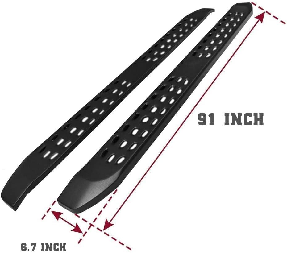 imageTAC Summit Running Boards Compatible with 20192025 Chevy SilveradoGMC Sierra 1500 Crew Cab20202025 SilveradoSierra 25003500 Crew Cab Truck Side Steps Nerf Bars Step Rails Black 2pcsFrigate