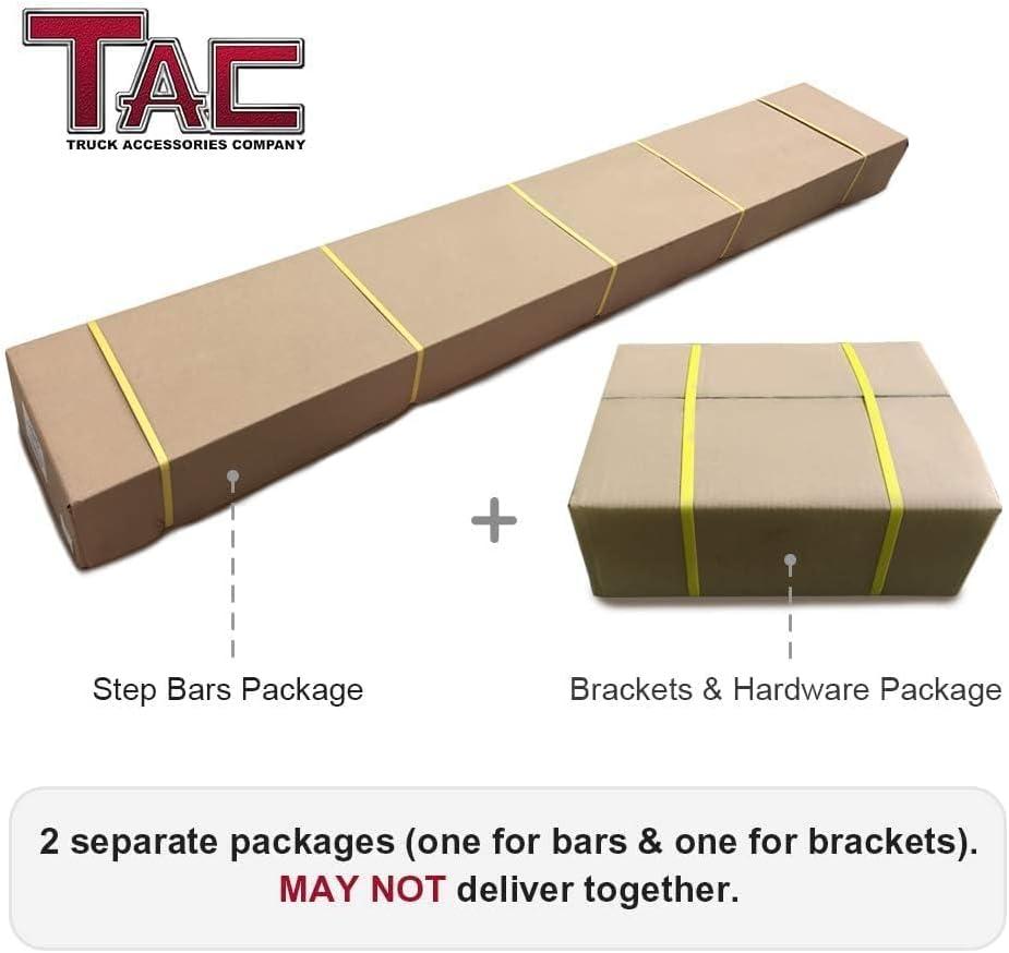 imageTAC Summit Running Boards Compatible with 20192025 Chevy SilveradoGMC Sierra 1500 Crew Cab20202025 SilveradoSierra 25003500 Crew Cab Truck Side Steps Nerf Bars Step Rails Black 2pcsFrigate