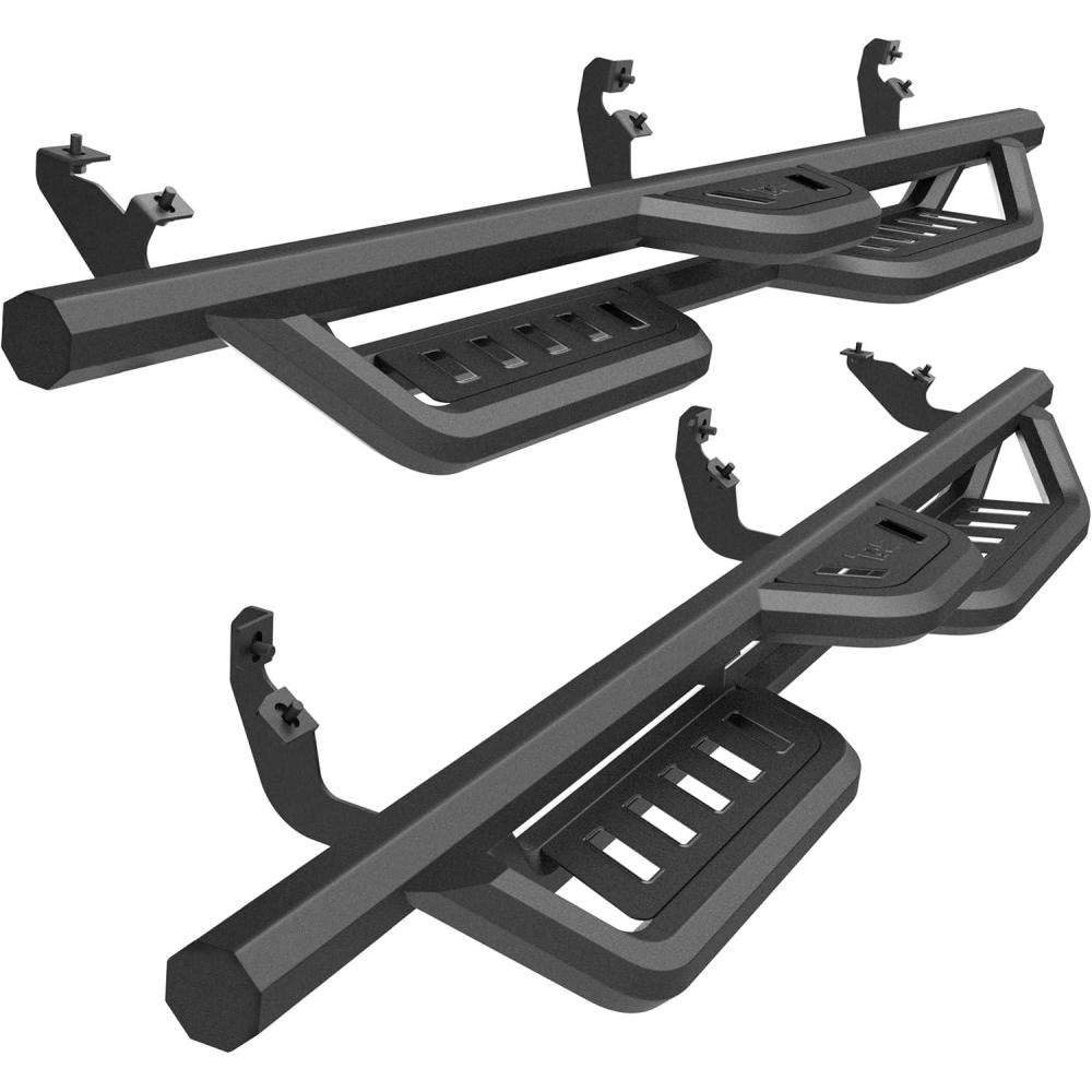 imageTAC Gen5HD Running Boards WT 4quotDrop Compatible with 20192025 Ford Ranger Supercrew Cab Truck Side Steps Nerf Bar TwoStair 2 pcs