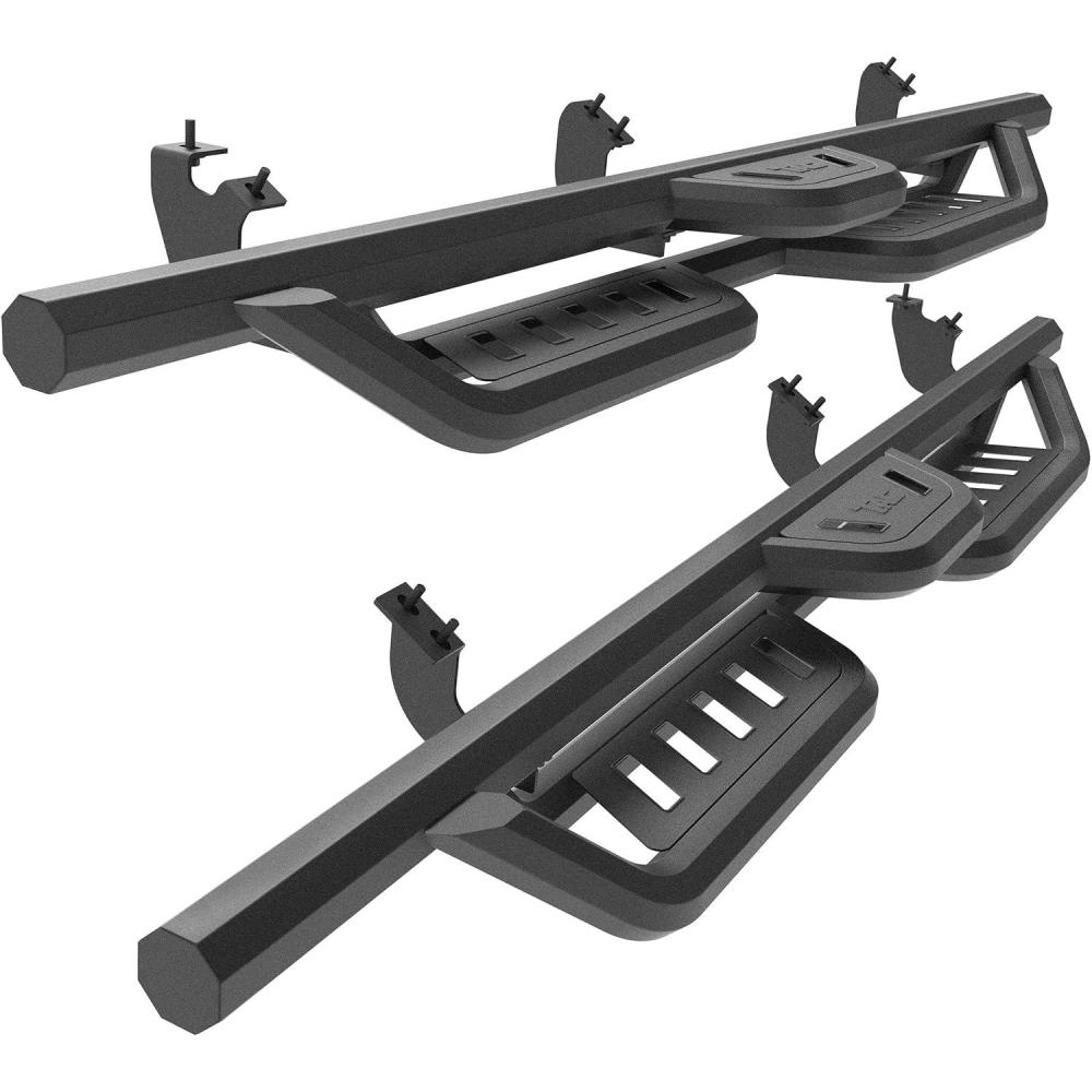 imageTAC Gen5HD Running Boards WT 4quotDrop Compatible with 20242025 Toyota Tacoma Double Cab Incl Hybrid Model Truck Side Steps Nerf Bar TwoStair 2 pcsGen5HD