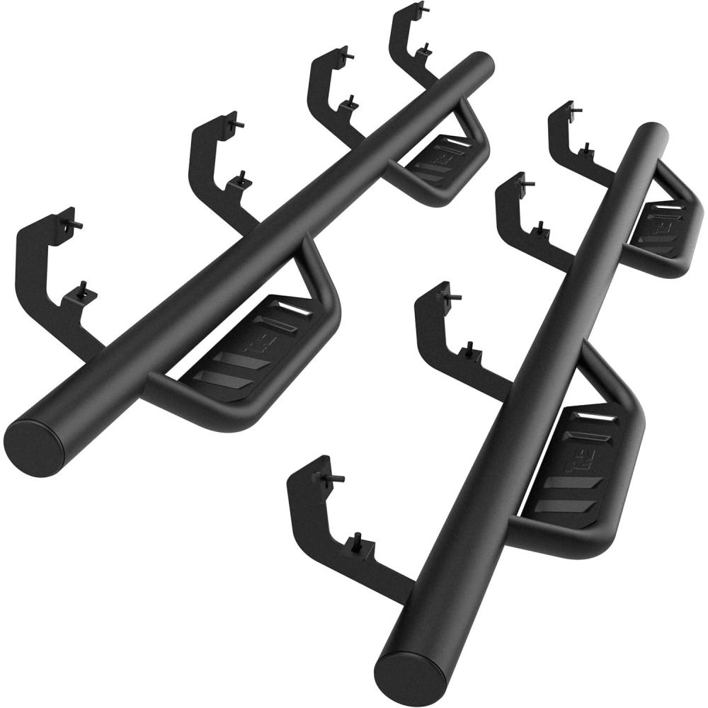 imageTAC Summit Running Boards Compatible with 20192025 Chevy SilveradoGMC Sierra 1500 Crew Cab20202025 SilveradoSierra 25003500 Crew Cab Truck Side Steps Nerf Bars Step Rails Black 2pcsEZ