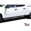 imageTAC Arrow Side Steps Running Boards Compatible with 20152025 Chevy ColoradoGMC Canyon Crew Cab Truck Pickup 5 Aluminum Texture Black Step Rails Nerf Bars Lightweight OffRoad Accessories 2PcsStainless Steel