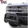 imageTAC Bull Bar 3 Texture Black Fit 20212025 Ford Bronco SUV Front Bumper Grille Guard Brush Guard Off Road AccessoriesGloss