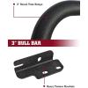 imageTAC Bull Bar 3 Texture Black Fit 20212025 Ford Bronco SUV Front Bumper Grille Guard Brush Guard Off Road AccessoriesHeavy Texture