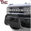 imageTAC Bull Bar 3 Texture Black Fit 20212025 Ford Bronco SUV Front Bumper Grille Guard Brush Guard Off Road AccessoriesHeavy Texture