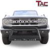 imageTAC Bull Bar 3 Texture Black Fit 20212025 Ford Bronco SUV Front Bumper Grille Guard Brush Guard Off Road AccessoriesHeavy Texture