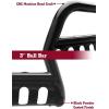 imageTAC Bull Bar Compatible with 20212022 Ford Bronco Sport Pickup Truck 3 Black Front Bumper Grille Guard Brush Guard