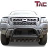 imageTAC Bull Bar Compatible with 20222025 Nissan Frontier Pickup Truck 3 Stainless Steel Front Bumper Grille Guard Brush GuardTubular Style Black