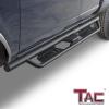 imageTAC EHD Running Boards Compatible with 20212025 Ford Bronco 4 Door  Side Steps Nerf Bars Step Rails Rocker Slider TwoStair Pickup Truck Exterior Accessories 4quot Drop Carbon SteelEHD Drop Steps