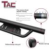 imageTAC EHD Running Boards Compatible with 20212025 Ford Bronco 4 Door  Side Steps Nerf Bars Step Rails Rocker Slider TwoStair Pickup Truck Exterior Accessories 4quot Drop Carbon SteelEHD Drop Steps