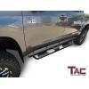 imageTAC EHD Running Boards Compatible with 20222025 Toyota Tundra Crewmax Side Steps Nerf Bars Step Rails Rocker Slider TwoStair Pickup Truck Exterior Accessories 4quot Drop Carbon Steel 2pcsEHD Drop Steps