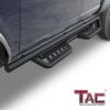 imageTAC Gen5 Running Boards Compatible with 20212025 Ford Bronco 4 Door 4quot Drop Side Steps Nerf Bars  SUV Exterior Accessories  Fine Texture Black 2pcs