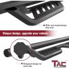 imageTAC Gen5 Running Boards Compatible with 20212025 Ford Bronco 4 Door 4quot Drop Side Steps Nerf Bars  SUV Exterior Accessories  Fine Texture Black 2pcs