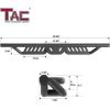 imageTAC Gen5HD Running Boards WT 4quotDrop Compatible with 20092018 Ram1500 Crew Cab 20102025 Ram2500350045005500 Crew CabExcl Chassis Cab Diesel Models Truck Side Steps Nerf Bar TwoStair
