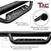 imageTAC Gen5HD Running Boards WT 4quotDrop Compatible with 20242025 Toyota Tacoma Double Cab Incl Hybrid Model Truck Side Steps Nerf Bar TwoStair 2 pcsEDS