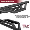 imageTAC Gen5HD Running Boards WT 4quotDrop Compatible with 20242025 Toyota Tacoma Double Cab Incl Hybrid Model Truck Side Steps Nerf Bar TwoStair 2 pcsGen5HD