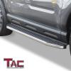 imageTAC Running Boards Compatible with 20212023 Ford Bronco Sport SUV 55 Aluminum Black Side Steps Nerf Bars Step Rails Exterior Accessories 2 PiecesAluminum Style