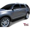 imageTAC Running Boards Fit 20112019 Ford Explorer Value Aluminum SUV Black Side Steps Nerf Bars Step Rails Running Boards Off Road Automotive Exterior Accessories 2 Pieces Running Boards