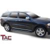 imageTAC Running Boards Fit 20112025 Dodge Durango Exclude RT GT GT Plus and SRT Models Aluminum SUV Black Side Steps Nerf Bars Step Rails Running Boards Off Road Exterior Accessories 2 Pieces