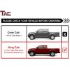 imageTAC Side Steps Compatible with 20052025 Nissan Frontier King Cab20052012 Suzuki Equator Extra Cab Pickup Truck 3quot Black Side Bars Nerf Bars Step Rails Running Boards Off Road Exterior Accessories