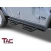 imageTAC Side Steps Compatible with 20202025 Jeep Gladiator JT  4quot Drop Running Boards Nerf Bars  Pickup Truck OffRoad Exterior Accessories  Fine Texture Black 2pcs
