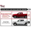 imageTAC Side Steps Fit 20152022 Chevy Colorado Extended CabGMC Canyon Extended Cab 90deg Bent Ends Pickup Truck 3quot Black Side Bars Nerf Bars Step Rails Running Boards Off Road Accessories 2 Pieces