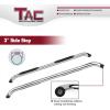 imageTAC Side Steps Fit 20152024 Ford F150 SuperCrew Cab ampamp 20222024 F150 Lightning EV 20172024 F250350450550 Super Duty Crew Cab Truck Pickup 3quot Stainless Steel Side Nerf Bars 2pcsStainless Steel