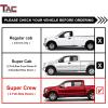 imageTAC Side Steps Fit 20152024 Ford F150 SuperCrew Cab ampamp 20222024 F150 Lightning EV 20172024 F250350450550 Super Duty Crew Cab Truck Pickup 3quot Stainless Steel Side Nerf Bars 2pcsStainless Steel