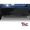 imageTAC Side Steps Fit 20152025 Chevy ColoradoGMC Canyon Crew Cab 90deg Bent Ends Pickup Truck 3quot Stainless Steel Side Bars Nerf Bars Running Boards Rock Panel Off Road Accessories 2 PiecesBlack