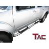 imageTAC Side Steps Running Boards Fit 20052022 Nissan Frontier Crew Cab  20052012 Suzuki Equator Crew Cab Truck Pickup 3 Stainless Steel Side Bars 2pcsStainless Steel