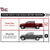 imageTAC Side Steps Running Boards Fit 20052022 Nissan Frontier Crew Cab  20052012 Suzuki Equator Crew Cab Truck Pickup 3 Stainless Steel Side Bars 2pcsStainless Steel