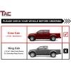 imageTAC Side Steps Running Boards Fit 20052022 Nissan Frontier Crew Cab  20052012 Suzuki Equator Crew Cab Truck Pickup 3 Stainless Steel Side Bars 2pcsTexture