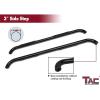 imageTAC Side Steps fit 20042008 Ford F150 Super Cab Pickup Truck 3quot Black Side Bars Nerf Bars Step Rails Running Boards Off Road Automotive Exterior Accessories 2 Pieces Running Boards