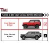 imageTAC Sidewinder Running Boards Fit 20212025 Ford Bronco 2 Door 4 Drop Side Step Nerf Bar Rocker Slider Exterior Accessories 2pcsSidewinder Drop Steps