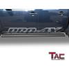 imageTAC Spear Running Boards Compatible with 20052025 Nissan Frontier Crew Cab Pickup 6quot Side Step Rail Nerf Bar Truck Accessories Aluminum Texture Black Width Body and Soft Top Lightweight 2PcsSpear Running Boards