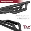 imageTAC Summit Running Boards Compatible with 20192025 Chevy SilveradoGMC Sierra 1500 Crew Cab20202025 SilveradoSierra 25003500 Crew Cab Truck Side Steps Nerf Bars Step Rails Black 2pcsGen5HD