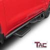 imageTAC Summit Running Boards Compatible with 20192025 Chevy SilveradoGMC Sierra 1500 Crew Cab20202025 SilveradoSierra 25003500 Crew Cab Truck Side Steps Nerf Bars Step Rails Black 2pcsGen5HD
